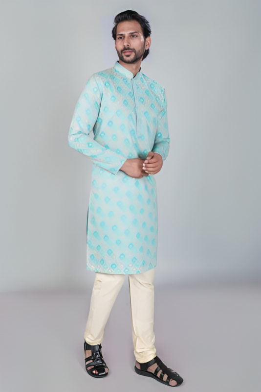 Buy Festival Wear Navy Blue Fancy Work Dhupion Silk Dhoti Kurta Online From  Surat Wholesale Shop.